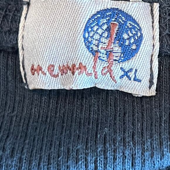 Y2K black rhinestone tank top bling roses and heart biker motorcycle casual - Picture 6 of 7